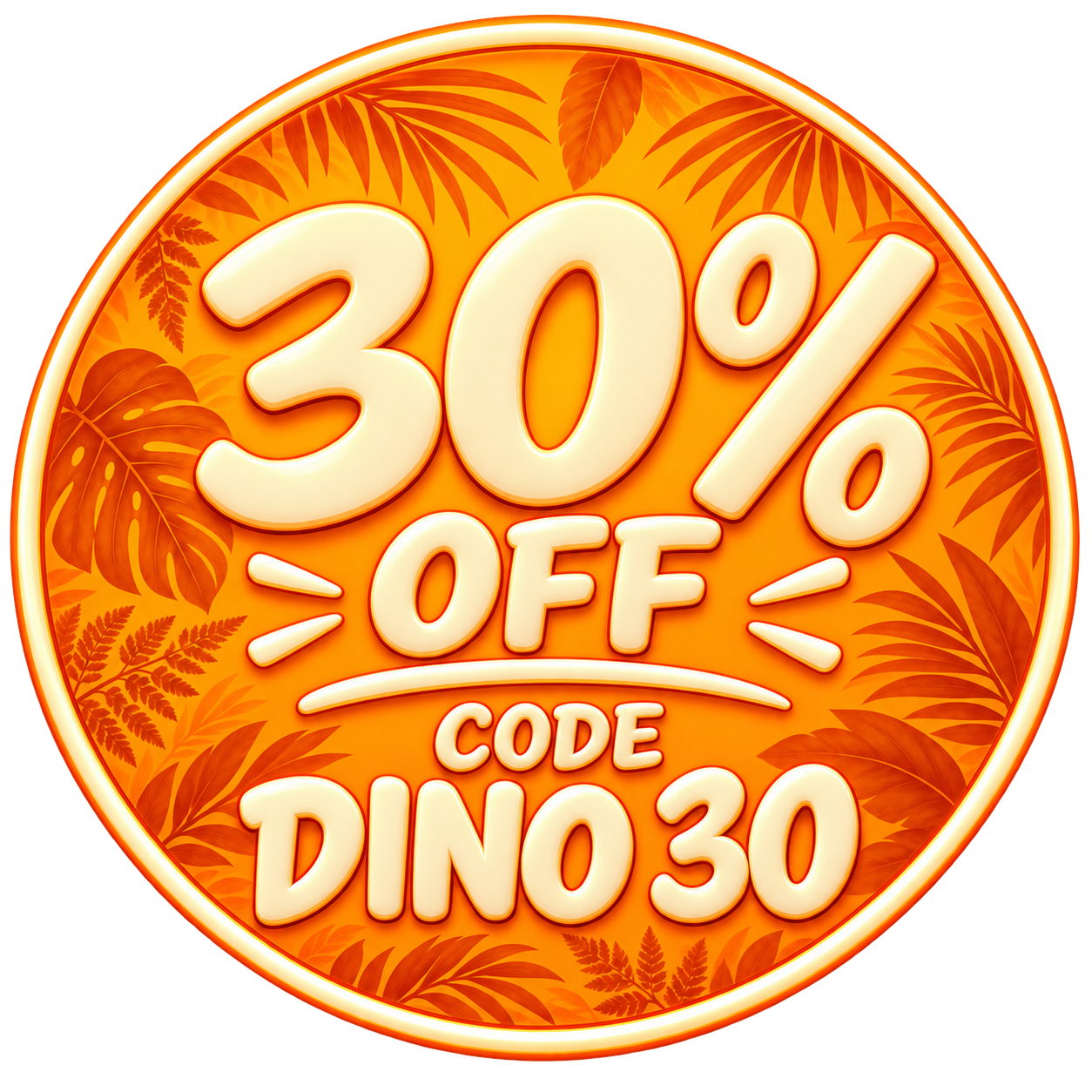 30 % Rabatt – Code DINO30